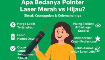 Apa Bedanya Pointer Laser Merah dan Laser Hijau? Simak Keunggulan & Kelemahannya